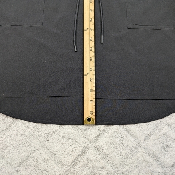 Athleta Dress Women's S Black Zuma Shirtdress Performance Stretch Tech Knee - Picture 6 of 8